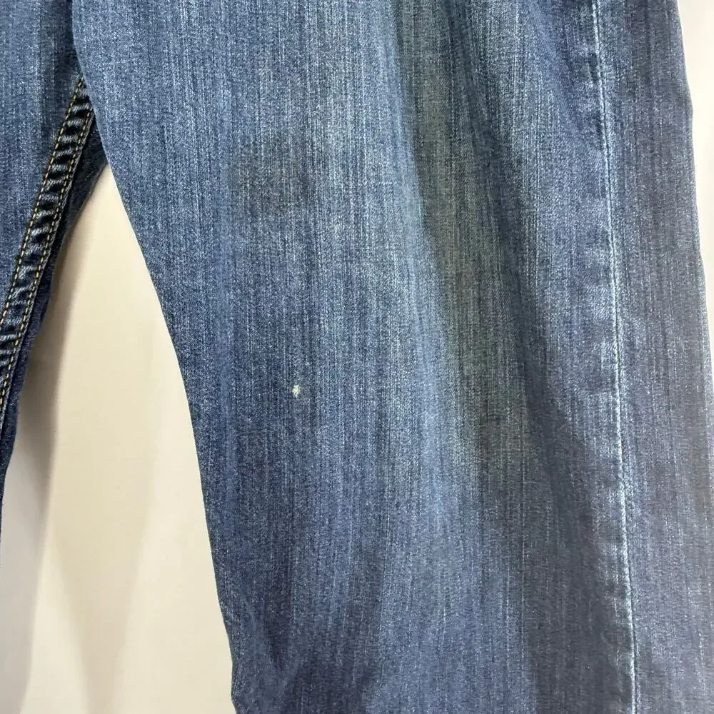 Levi's 505 Regular Fit Jeans Men's 42x30 Blue Denim Straight Leg